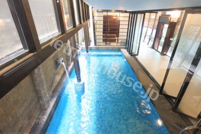 Enjoy cool indoor pool behind Vista, in An Phu, Dist 2.